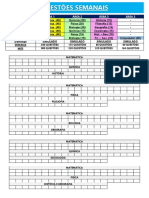 Controle de Questoes Semanais ENEM