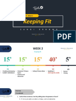 Keeping Fit: Chapter 5. Week 2