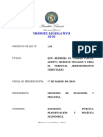 Proyecto No.119 Reformas Al Codigo Fiscal PDF