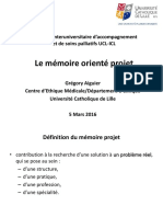 Le Memoire Oriente Projet 5 Mars 2016