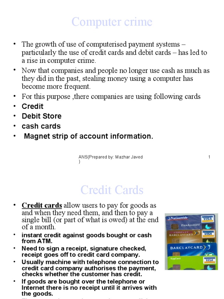 Understanding Computer Crime and Fraud | PDF | Personal Identification ...