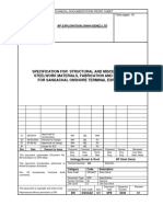 Specification For Structural and Miscellaneous Steelwork Materials, Fabrication and Erection For Sangachal Onshore Terminal Expansion