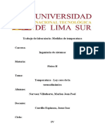 Medidas de temperatura en grados Celsius, Fahrenheit y Kelvin