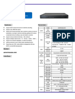 ADVR7016DA-MH 2 SATA 16ch Analog HD DVR: Features Parameter