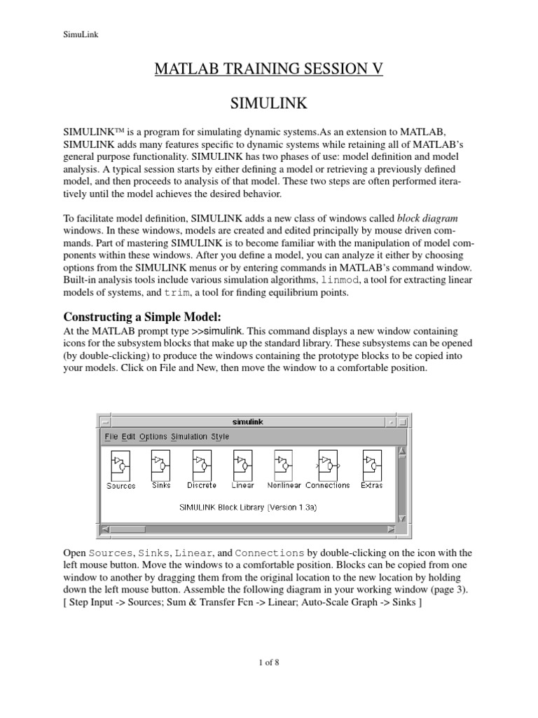 Matlab Training - SIMULINK | PDF | Matlab | Icon (Computing)