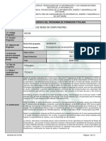 Infome Programa de Formación Titulada PDF