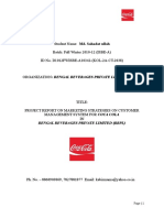 Final Internship Report Coca-Cola