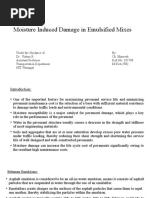 Moisture Induced Damage in Emulsified Mixes