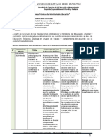 "Análisis de Las Normas Técnicas Del Ministerio de Educación