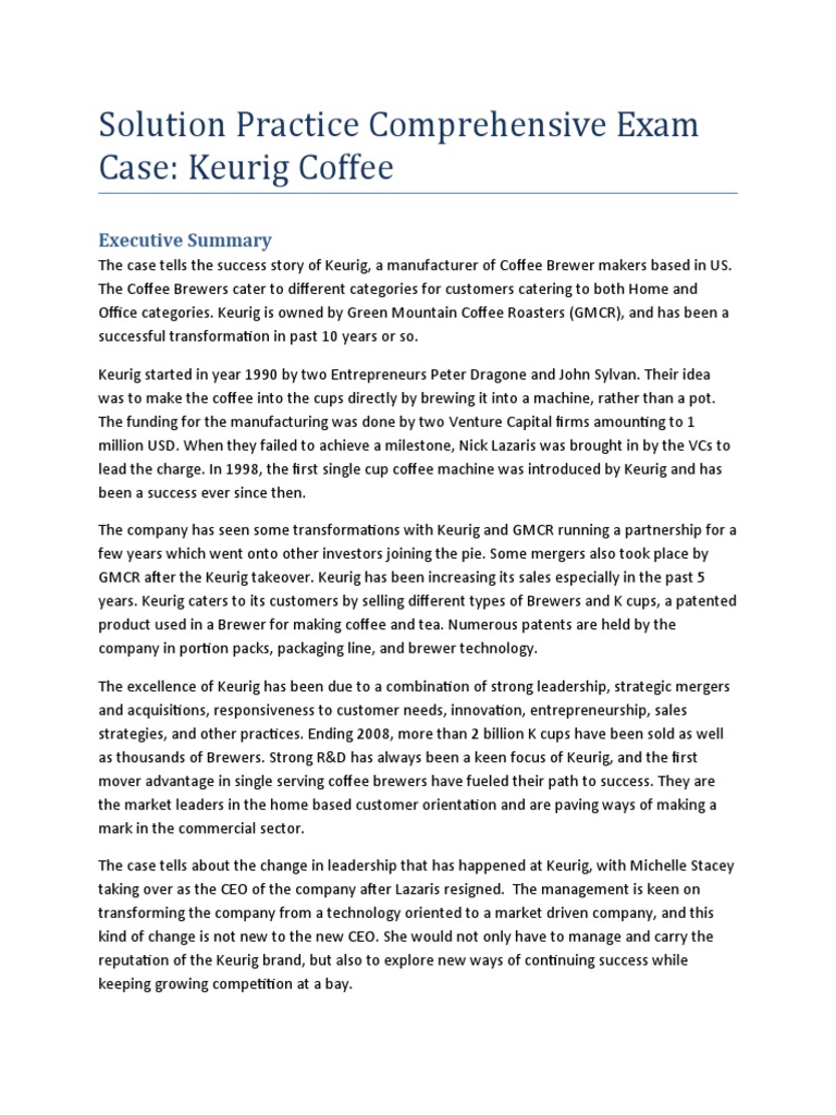 Solution Practice Comprehensive Exam | PDF | Business