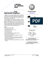 LM258, LM358, LM358A, LM358E, LM2904, LM2904A, LM2904E, LM2904V, NCV2904 Single Supply Dual Operational Amplifiers