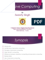 Pervasive Computing: Sweety Singh