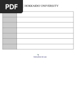 Title: Instructions For Use