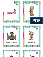 Tarjetas Rutinas Niños PDF