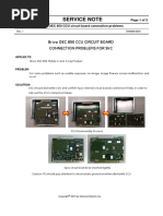 Brivo OEC 850 Service Note For Ccu Circuit Board Connection