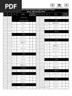 10th - Schedule (Test Session 18-JAN-2021) PDF