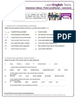 Gs Third Conditional - Exercises PDF