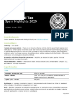 DTTL Tax Spainhighlights 2020