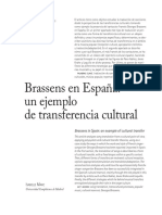 Brassens en España: Un Ejemplo de Transferencia Cultural