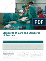 Standards of Care and Standards of Practice