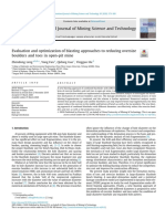 Evaluation and optimization of blasting approaches to reducing oversize boulders and toes in open-pit mines