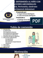 Apendicitis Peritonitis síndrome compartimental abdominal. (1)