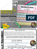 Fraction Flip Book PDF