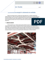 Economisirea energiei in sistemele de ventilatie