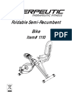 Bike Exerpeutic 400XL Exersice PDF