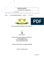 Final Attachment Report For Electrical & Electronics Engineering