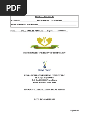 Final Attachment Report for Electrical & Electronics Engineering