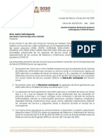 Comunicado Pasantes Servicio Social Contingencia Covid19