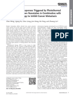 Immunological Responses Triggered by Photothermal Therapy With Carbon Nanotubes in Combination With Anti-CTLA-4 Therapy To Inhibit Cancer Metastasis