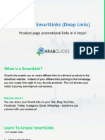 Creating Smartlinks (Deep Links) : Product Page Promotional Links in 4 Steps!