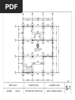 Foundation Plan Drawing Example | PDF