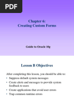 Chapter 6 Creating Custom Forms To Oracle 10g 2 Open The 6bprojectsfmb Form