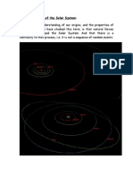 Origin of The Solar System