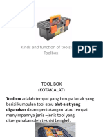 Tool box: Jenis dan fungsi alat dalam kotak perkakas