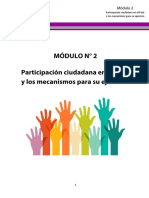 Módulo 2 - Participación Ciudadana en El Perú y Los Mecanismos para Su Ejercicio