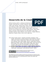 Gomez Cumpa, Jose W., Amestoy de Sanc (..) (2005). Desarrollo de la Creatividad