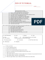 SU WORKSHEET - Cle 4th QT Ica