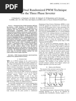 Optimized Dual Randomized PWM Technique For The Three Phase Inverter