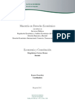 Maestría en Derecho Económico: Economía y Constitución