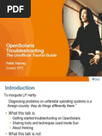 Opensolaris Troubleshooting: The Unofficial Tourist Guide