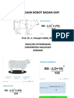 06 - Pendugaan Bobot Badan Sapi