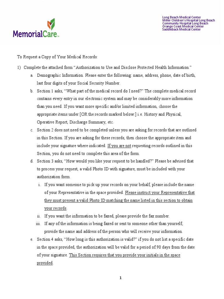 Roi PDF PDF Medical Record Hospital