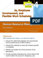 Job Analysis, Employee Involvement, and Flexible Work Schedules Human Resource Management