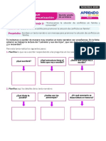 Ficha Comunicación Sesión 2 Exp 2 Quinto Grado Octubre 2020