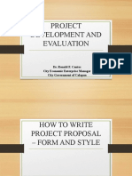 How To Write Project Proposal Form and Style