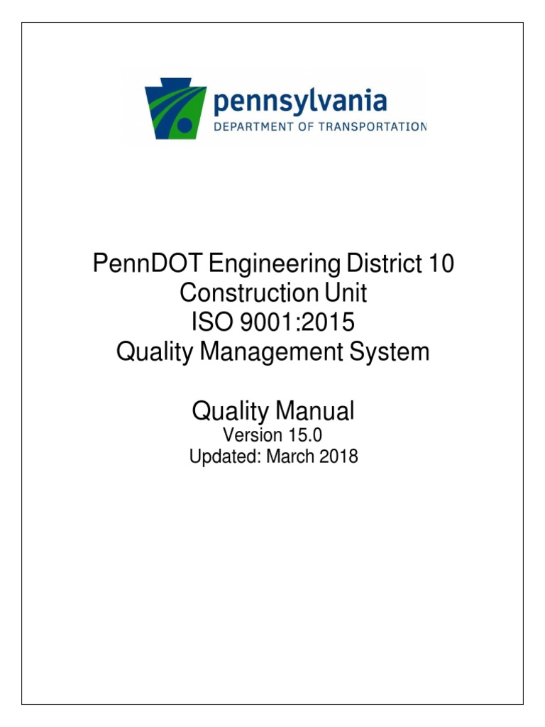 ISO 9001 - 2015 Quality Management System Quality Manual (PDFDrive ...